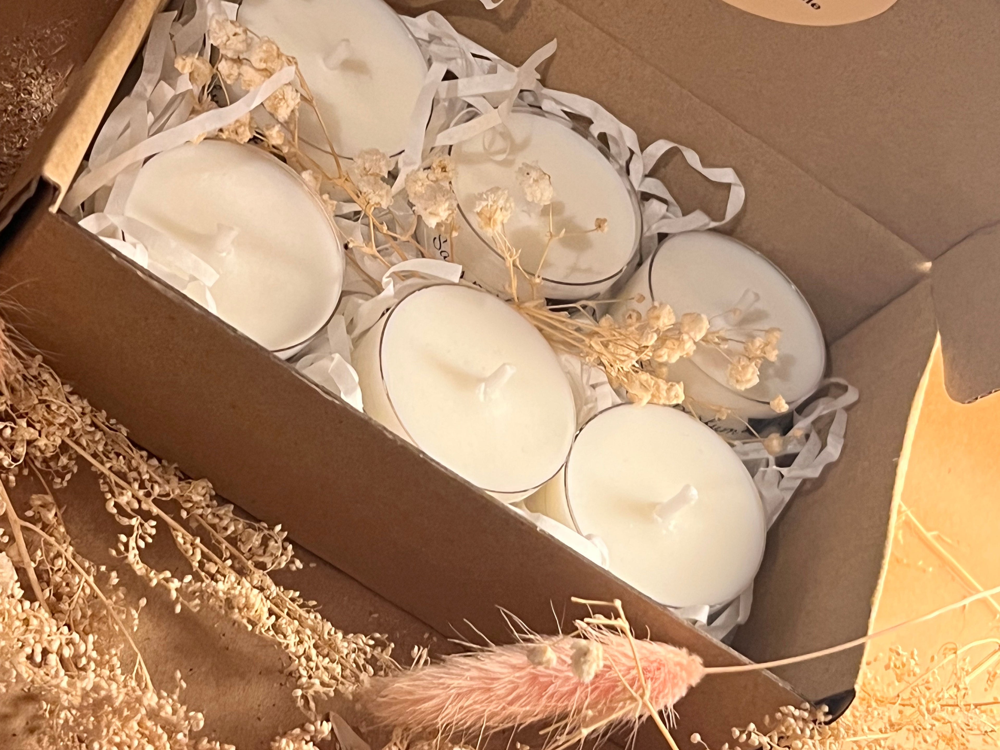 BOUGIE CHAUFFE-PLAT PARFUMÉE – LOT DE 6🕯️🍓