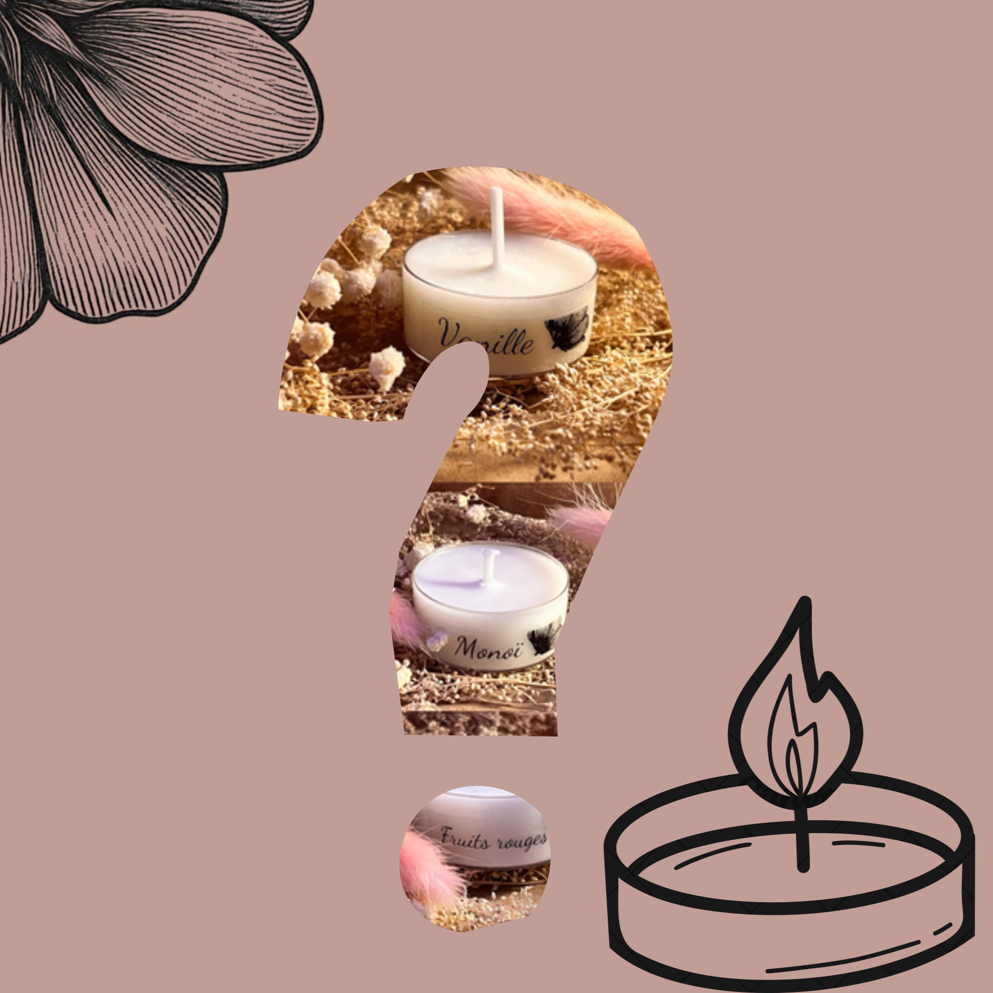 COLIS MYSTÈRE CHAUFFE-PLAT LOT DE 6🕯️🌼