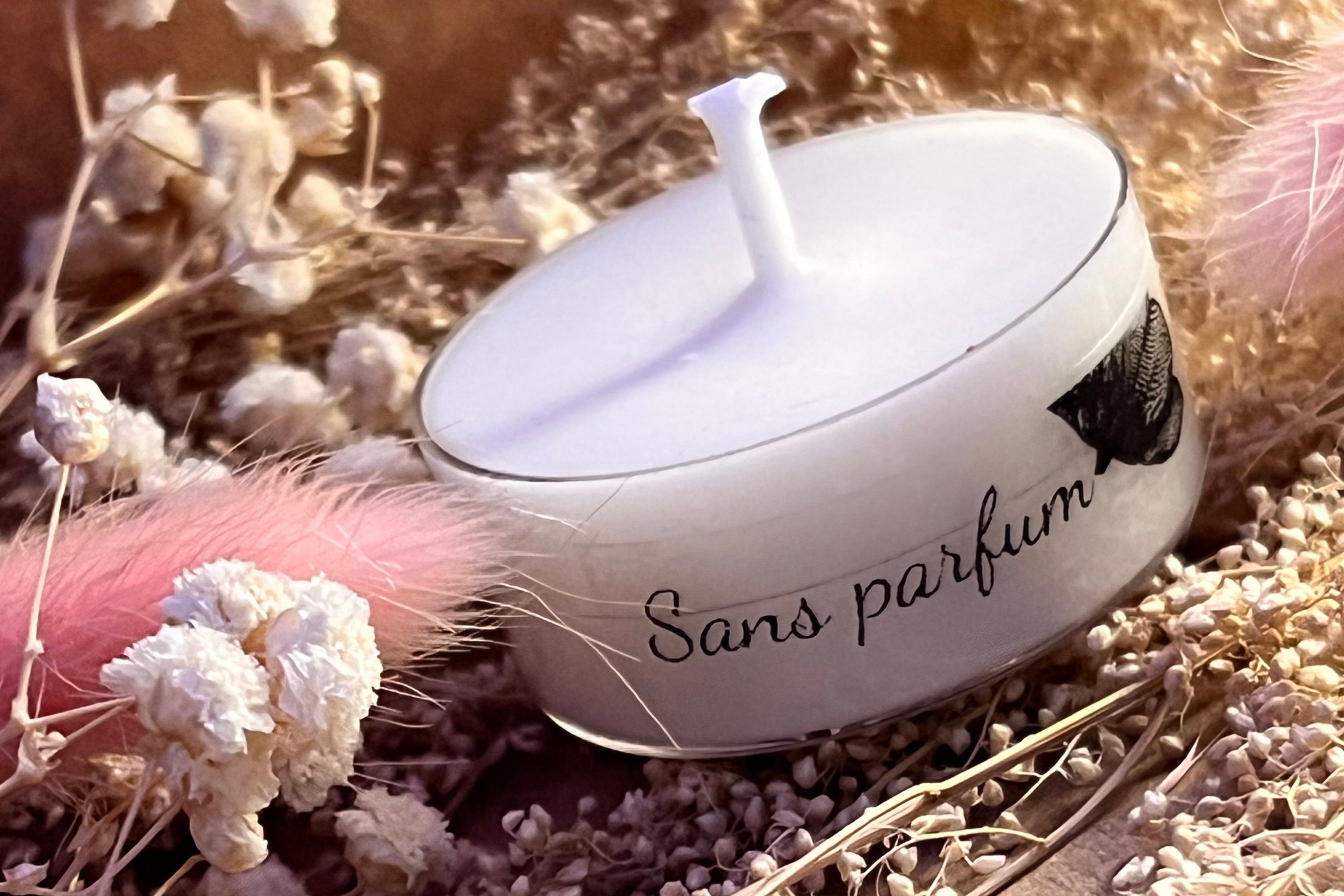 BOUGIE CHAUFFE-PLAT – SANS PARFUM À L'UNITÉ🕯️